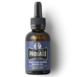 Proraso Beard Oil Azur Lime - ochranný olej na bradu s vôňou limetiek a pomarančov, 30 ml