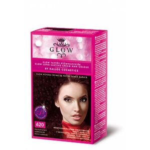 Kallos GLOW - farba na domáce použitie KALLOS GLOW krém. farba baklaž. červená č.620 40ml