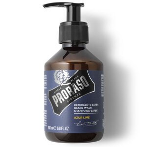Proraso Beard Wash Azur Lime - šampón na bradu ﻿﻿s vôňou limetiek a pomarančov, 200 ml