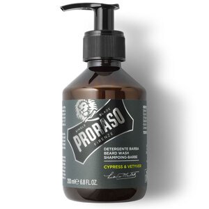 Proraso Beard Wash Cypress and Vetyver - šampón na bradu s vôňou cyprusu a vetiveru, 200 ml