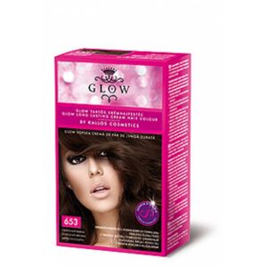Kallos GLOW - farba na domáce použitie KALLOS GLOW krém. farba čokolád. hnedá č.653 40ml
