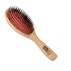 Eurostil Cushion Brush Nylon Wood Handle - kefy na rozčesávanie vlasov 01923 - Large - veľká