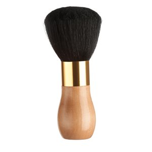 Eurostil 00336 Brush Barber Handle Wooden - oprašovák na vlasy