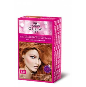 Kallos GLOW - farba na domáce použitie KALLOS GLOW krém. farba koral. červená č.843 40ml