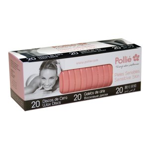 Polié Wax Discs Sensitive 04072 - depilačné voskové disky na citlivú pokožku, 20 ks