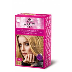 Kallos GLOW - farba na domáce použitie KALLOS GLOW krém.farba zlatá blond č.930 40ml