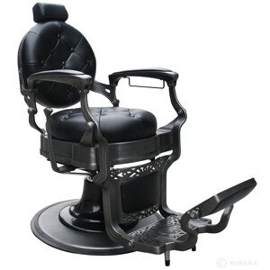 Retro Barber kreslo MONET - matné čierne