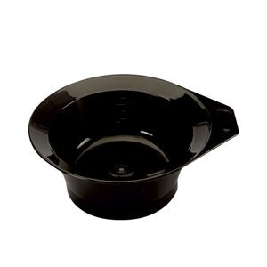 Eurostil Bowl w/rates non-skid 00647/50 - protišmyková miska na farbenie,čierna
