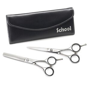 Kiepe Scissors Set 2 PCS Shool Serie Regular 212 - sada kaderníckych nožníc