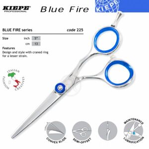 ​Kiepe FOUR STARS Blue Fire series 225 - profesionálne kadernícke nožnice 225 / 5 "