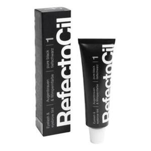 RefectoCil - farby na obočie, mihalnice a bradu 1.0 čierna, 15 ml - vhodná aj na bradu