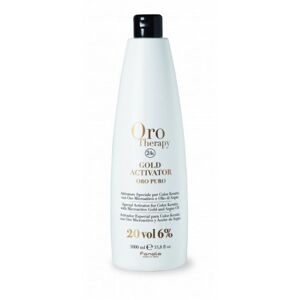 Fanola ORO PURO GOLD Activator - krémový bezamoniakový peroxid, 1000 ml 6 % - 20 VOL, 1000 ml