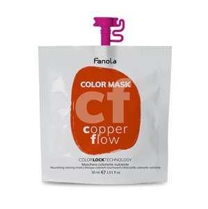 Fanola Color Mask - farebné masky Copper Flow (medená), 30 ml