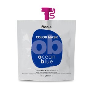 Fanola Color Mask - farebné masky Ocean Blue (modrá), 30 ml