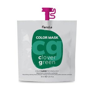 Fanola Color Mask - farebné masky Clover Green (zelená), 30 ml