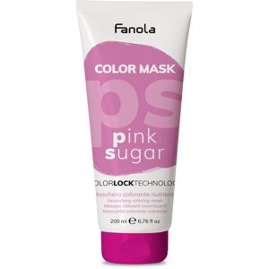 Fanola Color Mask - farebné masky Pink Sugar (ružová), 200 ml