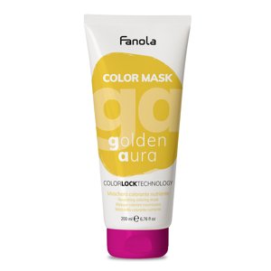 Fanola Color Mask - farebné masky Golden Aura (zlatá), 200 ml