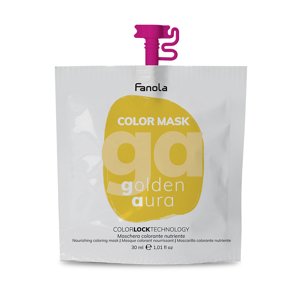 Fanola Color Mask - farebné masky Golden Aura (zlatá), 30 ml