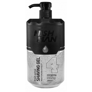 Nishman Shaving Gel - priesvitný gél na holenie, 04 Easy shave 1000 ml