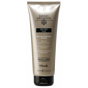Nook Secret Pak - vlasová maska s hodvábnym leskom pre suché a narušené vlasy maska, 250 ml