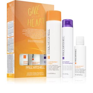 Paul Mitchell Color Protect Trio - šampón, 300m, kondicionér, 100 ml, Extra Body Firm Spray, 125 ml