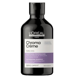 L'Oréal Professionel Chroma Créme Purple Dyes - šampón na neutralizáciu žltých odleskov, 300 ml