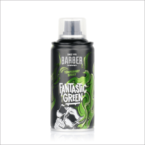 Marmara Barber Hair Color Spray - farebné 1-dňové spreje na vlasy pre kreatívne účesy, 150 ml Fantastic Green - zelená