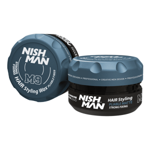 Nishman Hair Styling Wax Fiber Matte M9 Strong Fixing - vláknitý matný vosk so silnou fixáciou, 100 ml