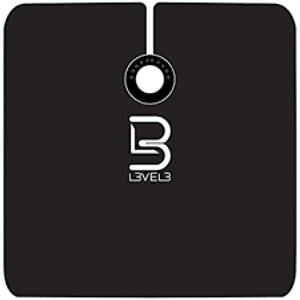 L3VEL3 Cape with Rubber neck - pláštenka s gumovým vysokým golierom, na cvočky Čierna