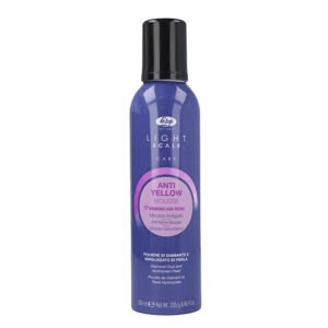 Lisap Light Scale Care AntiYellow Mousse - neutralizačná pena pre blond vlasy, 250 ml