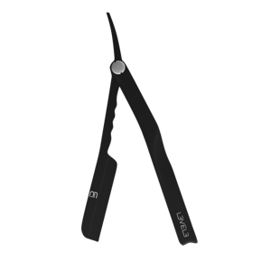 L3VEL3 Milly Blade - britva na vymeniteľné žiletky, polovičná čepeľ Midnight Black - čierna