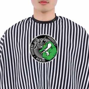 Hey Joe! Barber Capes - pláštenky, na cvočky bielo čierna
