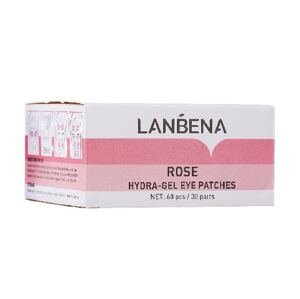 Lanbena HydraGel Eye Patches - hydrogélové plátky pod oči, 60 ks/bal Rose - ruža