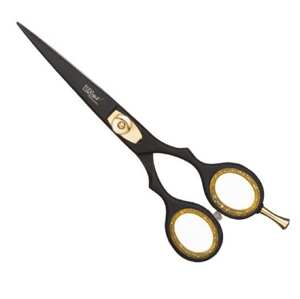Eurostil 04501 Matt Black Scissors Razor Edge - nožnice na klasický strih, 5,5"