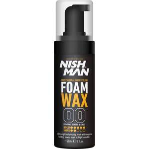 Nishman Foam Wax 00 - objemová pena pre vlnité vlasy, 150 ml