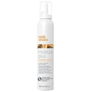 MilkShake Moisture Plus Whipped Cream - bezoplachová výživna pena pre suché a poškodené vlasy, 200 ml