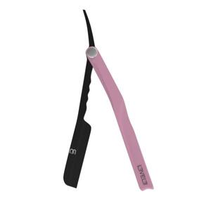L3VEL3 Milly Blade - britva na vymeniteľné žiletky, polovičná čepeľ Black/Feirce Pink - ružovo čierna