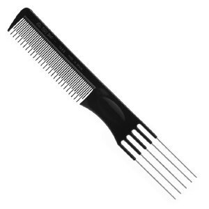 Eurostil 01469 Comb w/ 5 metallic pins - tupírovací hrebeň s kovovými vidličkami, 19.5 cm
