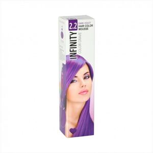 Elyseé Infinity Hair Color Mousse - farebné penové tužidlá, 75 ml 2.2 Dark Violet - tmavá fialová