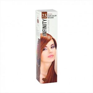 Elyseé Infinity Hair Color Mousse - farebné penové tužidlá, 75 ml 7.5 - Brown - hnedá