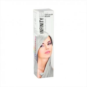 Elyseé Infinity Hair Color Mousse - farebné penové tužidlá, 75 ml 1.1 Silver - strieborná