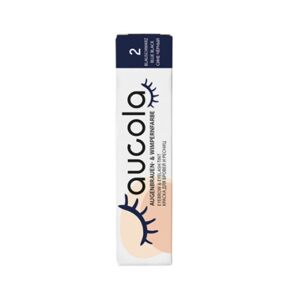 Aucola Eyebrow and Eyelash Tint - profesionálna farba na obočie a riasy, 15 ml 2 Blue-Black - modro čierna