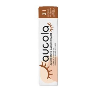 Aucola Eyebrow and Eyelash Tint - profesionálna farba na obočie a riasy, 15 ml 3.1 Light Brown - svetlo hnedá