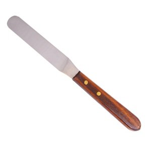 Pollié Wax Spatula - špachtla na nanášanie depilačného vosku 03469 - špachtľa kovová s drevennou rúčkou