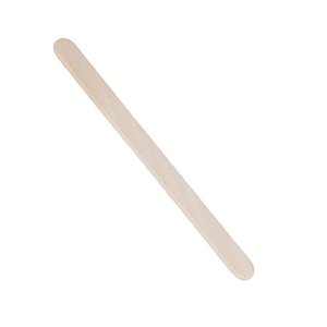 Pollié Wax Spatula - špachtla na nanášanie depilačného vosku 06651 - drevenná jednorázová špachľa, 115x10x2 mm, 100ks/bal