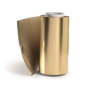 BraveHead Aluminium Foil - kadernícky alobal na melír 8866 Gold - zlatý alobal, 100m, 15 mikro