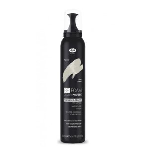 Lisap RE.Foam Color Mousse - farbiaca pena na vlasy, 200 ml Silver/Argento - strieborná