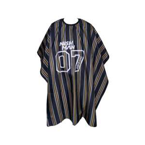 Nishman Barber Cape 07 Gold One - barber pláštenka