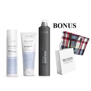 BALÍČEK: Revlon Re/Start HYDRATION Set + papierová taška Revlon + Taška Apres SKI 29 x 37 x 10.5 cm