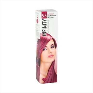 Elyseé Infinity Hair Color Mousse - farebné penové tužidlá, 75 ml 5.5 Burgundy - vínovo červená